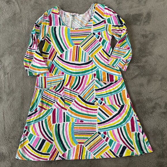fresh produce Dresses & Skirts - Fresh Produce Dalia Colorful 100% Cotton Dress Women's MEDIUM Shift